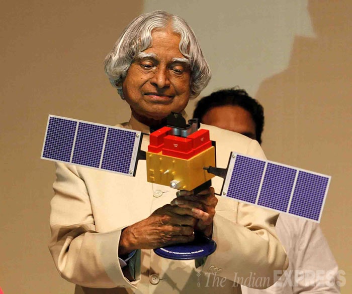 Dr. APJ Abdul Kalam with Missile
